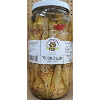 Artichokes with stem - jar...